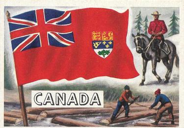 1956 Topps Flags of the World (R714-5) #19 Canada Front