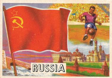 1956 Topps Flags of the World (R714-5) #23 Russia Front