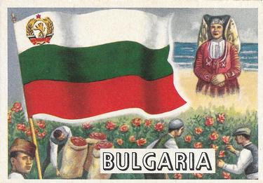 1956 Topps Flags of the World (R714-5) #28 Bulgaria Front