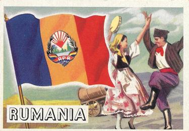 1956 Topps Flags of the World (R714-5) #31 Rumania Front