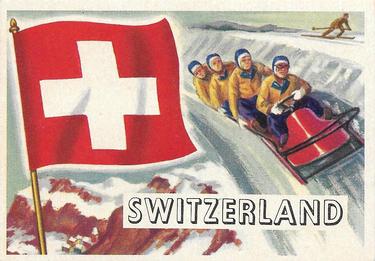 1956 Topps Flags of the World (R714-5) #39 Switzerland Front