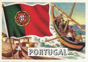 1956 Topps Flags of the World (R714-5) #47 Portugal Front