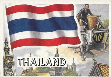 1956 Topps Flags of the World (R714-5) #53 Thailand Front