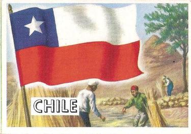 1956 Topps Flags of the World (R714-5) #69 Chile Front