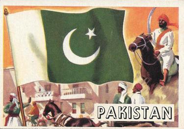 1956 Topps Flags of the World (R714-5) #72 Pakistan Front