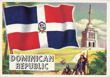 1956 Topps Flags of the World (R714-5) #73 Dominican Republic Front