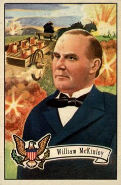 1956 Topps U.S. Presidents (R714-23) #27 William McKinley Front