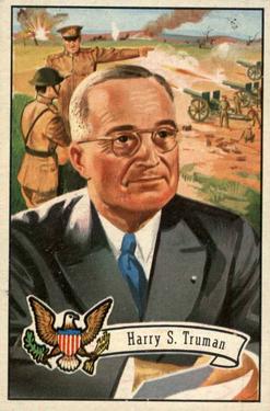 1956 Topps U.S. Presidents (R714-23) #35 Harry S. Truman Front