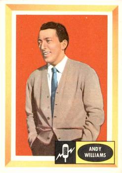 1960 Fleer Spins and Needles #15 Andy Williams Front