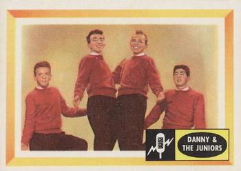 1960 Fleer Spins and Needles #34 Danny & The Juniors Front