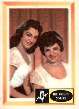 1960 Fleer Spins and Needles #35 The Brigidi Sisters Front