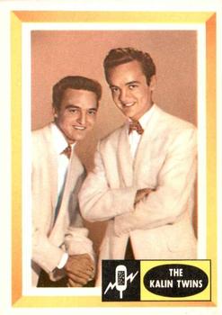 1960 Fleer Spins and Needles #49 The Kalin Twins Front