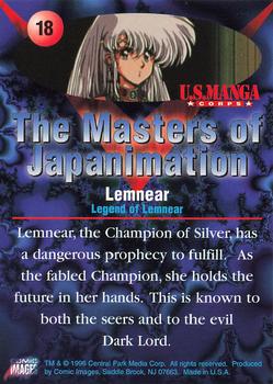 1996 Comic Images Masters of Japanimation #18 Lemnear Back