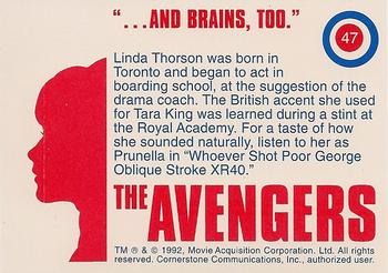 1992-95 Cornerstone Avengers #47 ... And Brains, Too. Back