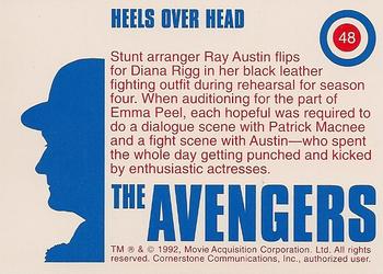 1992-95 Cornerstone Avengers #48 Heels Over Head Back