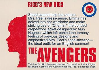 1992-95 Cornerstone Avengers #56 Rigg's New Rigs Back