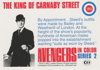 1992-95 Cornerstone Avengers #89 The King of Carnaby Street Back