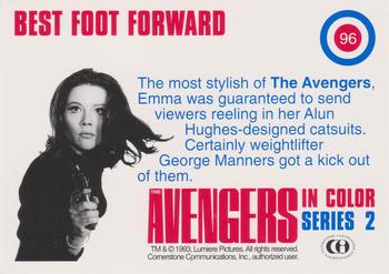1992-95 Cornerstone Avengers #96 Best Foot Forward Back