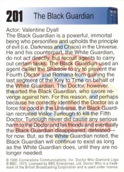 1995 Cornerstone Doctor Who Series 2 #201 The Black Guardian Back