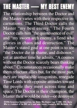 1995 Cornerstone Doctor Who Series 3 #NNO The Master Back