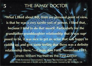1996 Cornerstone Doctor Who Series 4 #5 The Family Doctor Back