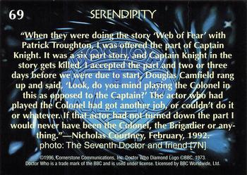 1996 Cornerstone Doctor Who Series 4 #69 Serendipity Back