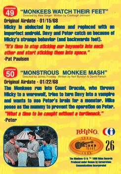 1995 Cornerstone The Monkees #26 49: 