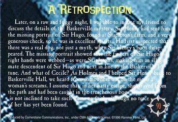 1996 Cornerstone Hammer Horror Series 2 #90 A Retrospection Back