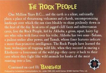 1996 Cornerstone Hammer Horror Series 2 #110 The Rock People Back