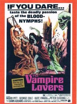 1996 Cornerstone Hammer Horror Series 2 #118 The Vampire Lovers Front