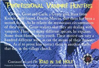 1996 Cornerstone Hammer Horror Series 2 #129 Professional Vampire Hunters Back