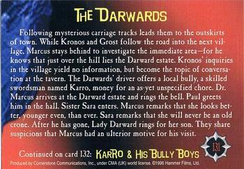 1996 Cornerstone Hammer Horror Series 2 #131 The Darwards Back