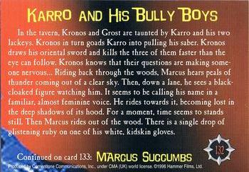 1996 Cornerstone Hammer Horror Series 2 #132 Karro and His Bully Boys Back