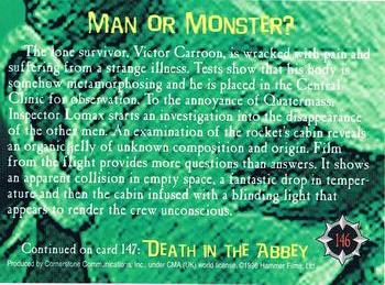 1996 Cornerstone Hammer Horror Series 2 #146 Man or Monster? Back