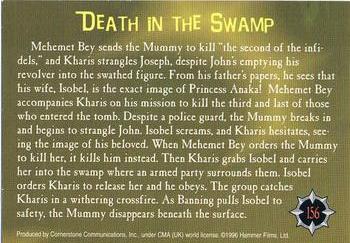 1996 Cornerstone Hammer Horror Series 2 #156 Death in the Swamp Back