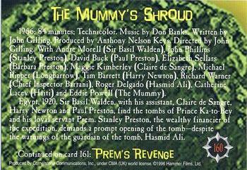 1996 Cornerstone Hammer Horror Series 2 #160 The Mummy's Shroud Back