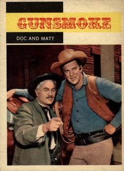 1958 Topps T.V. Westerns #3 Doc and Matt Front