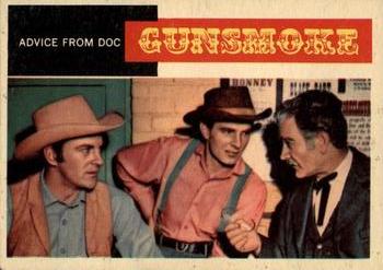 1958 Topps T.V. Westerns #6 Advice from Doc Front