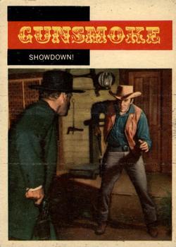 1958 Topps T.V. Westerns #10 Showdown! Front