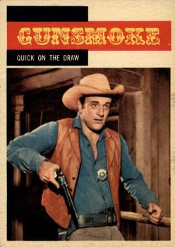 1958 Topps T.V. Westerns #11 Quick on the Draw Front