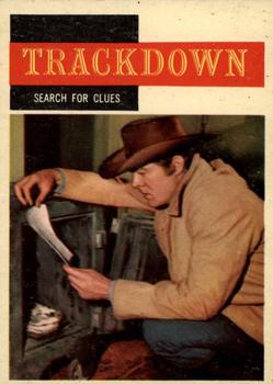 1958 Topps T.V. Westerns #17 Search for Clues Front