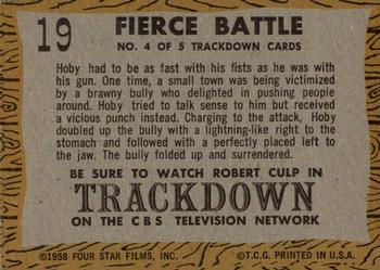 1958 Topps T.V. Westerns #19 Fierce Battle Back