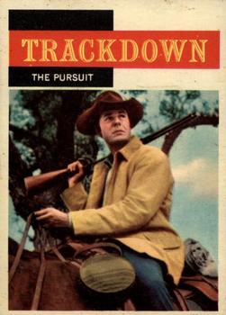 1958 Topps T.V. Westerns #20 The Pursuit Front
