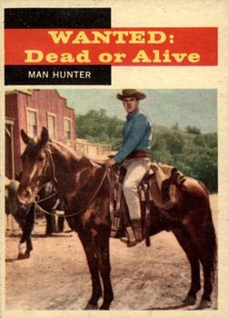 1958 Topps T.V. Westerns #25 Man Hunter Front