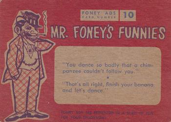 1962 Leaf Foney Ads #10 Robert Small Clothes Back