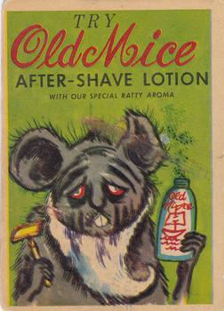 1962 Leaf Foney Ads #1 Old Mice Front