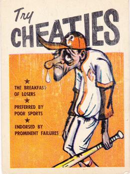 1962 Leaf Foney Ads #61 Cheaties Front