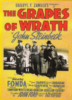 2007 Breygent Classic Vintage Movie Posters #21 The Grapes of Wrath (1940) Front