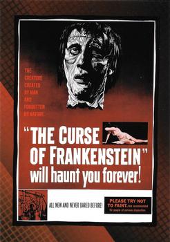 2007 Breygent Classic Sci-Fi & Horror Posters #27 The Curse of Frankenstein Front