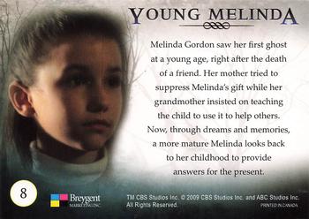 2009 Breygent Ghost Whisperer Seasons 1 & 2 #8 Young Melinda Back